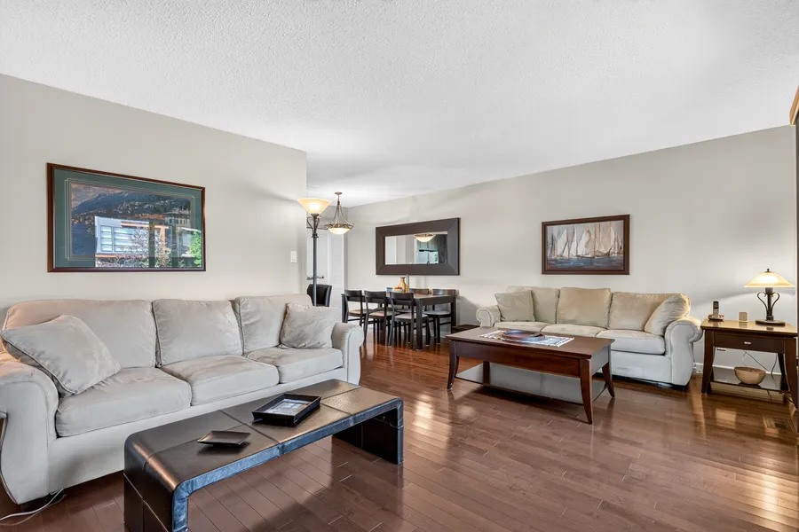 Open living and dining