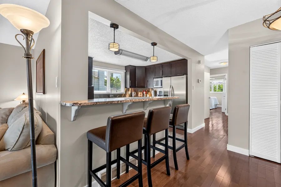 Kitchen and hallway to bedrooms