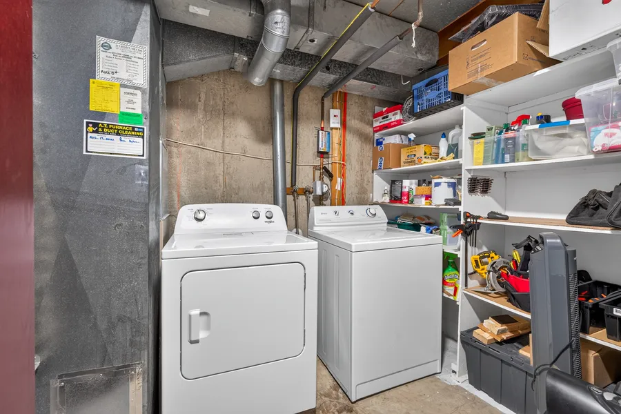 Furnace, laundry and storage