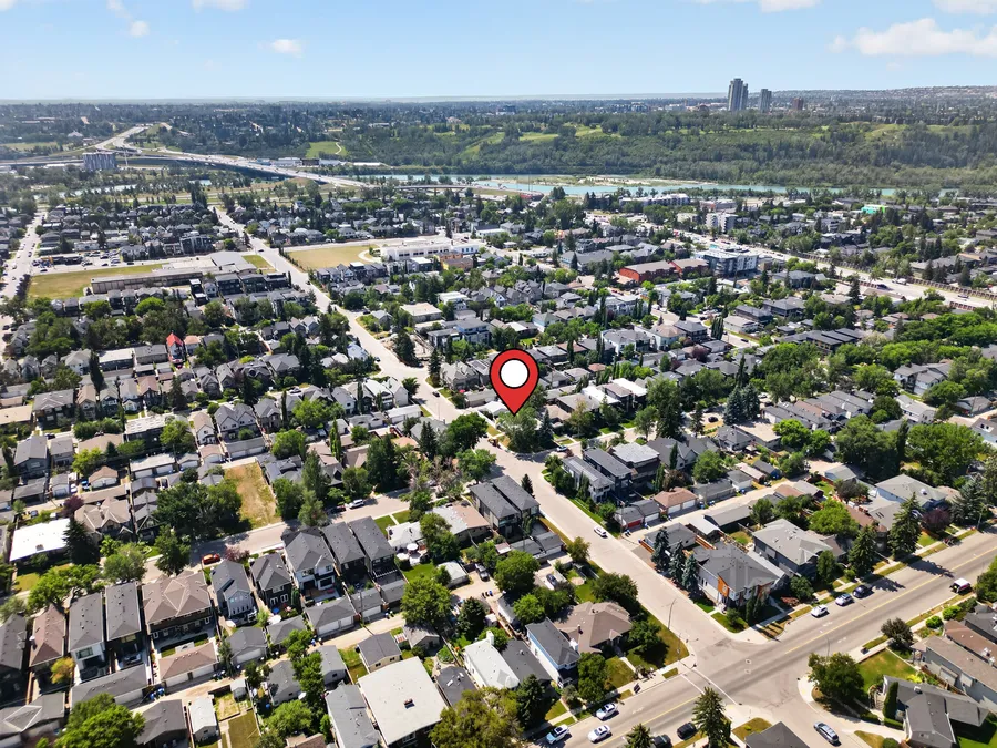 West Hillhurst from above