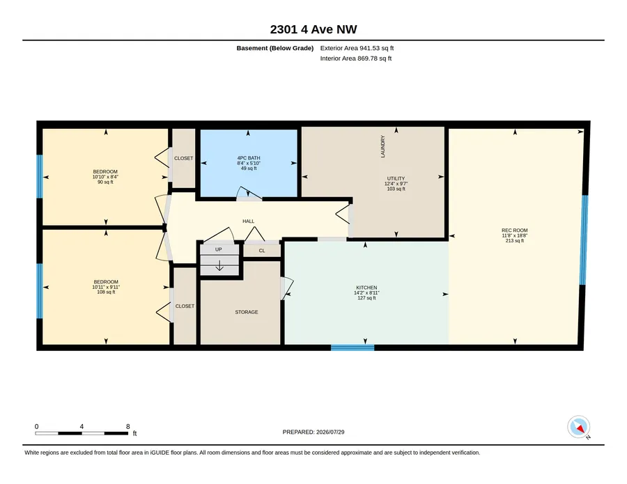 Floor plan, Lower level